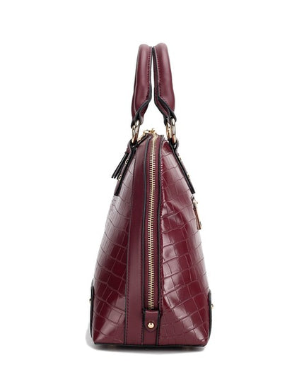 MKF Nora Premium Croco Satchel by Mia K - Sleekdenim.com