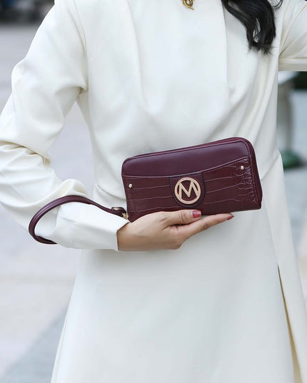 MKF Nora Premium Croco Satchel by Mia K - Sleekdenim.com