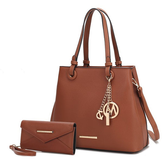 MKF Kearny Women Tote Handbag and Wallet - 2PCS - Sleekdenim.com