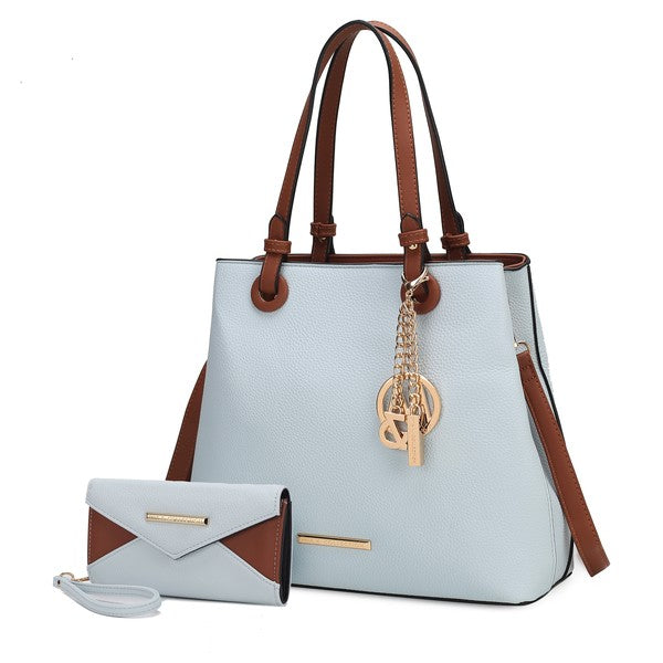 MKF Kearny Women Tote Handbag and Wallet - 2PCS - Sleekdenim.com