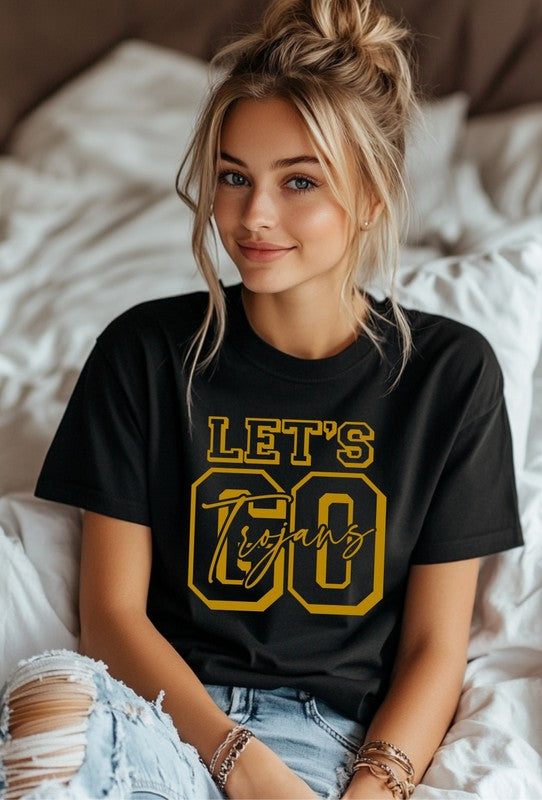 Let's Go Trojans Softstyle Gameday Graphic Tee