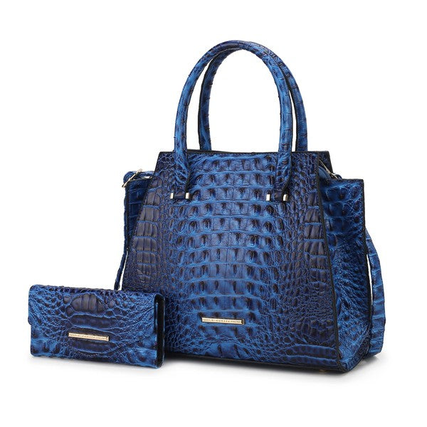 MKF Collection Viridiana Croc-Embossed Tote Bag - Sleekdenim.com