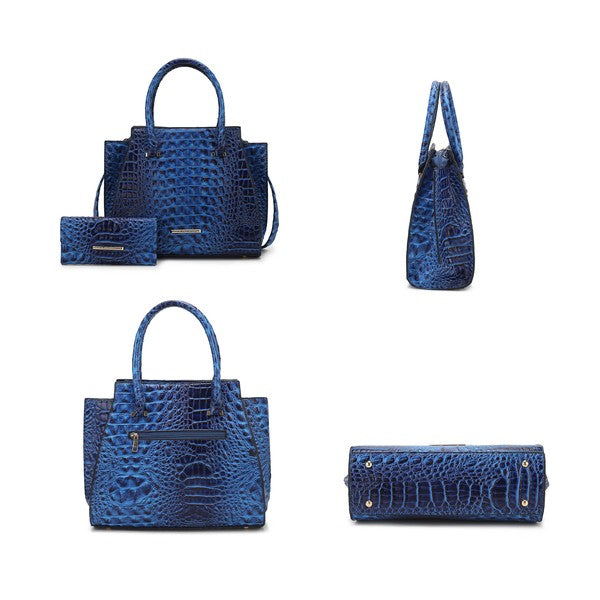 MKF Collection Viridiana Croc-Embossed Tote Bag - Sleekdenim.com