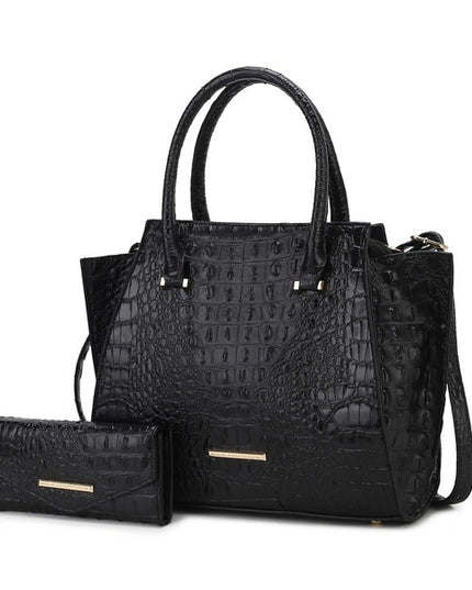 MKF Collection Viridiana Croc-Embossed Tote Bag - Sleekdenim.com