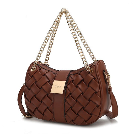 MKF Solari Braided Chain Shoulder Bag by Mia K - Sleekdenim.com