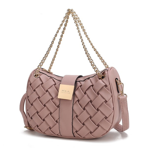 MKF Solari Braided Chain Shoulder Bag by Mia K - Sleekdenim.com