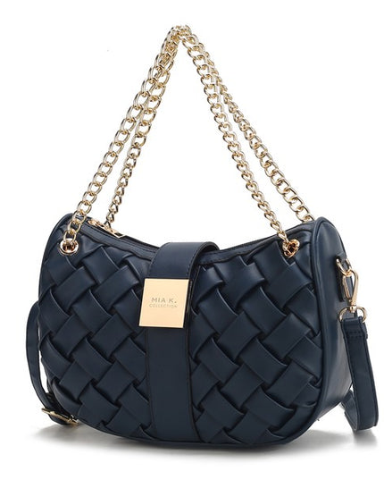 MKF Solari Braided Chain Shoulder Bag by Mia K - Sleekdenim.com