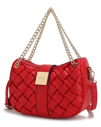 MKF Solari Braided Chain Shoulder Bag by Mia K - Sleekdenim.com