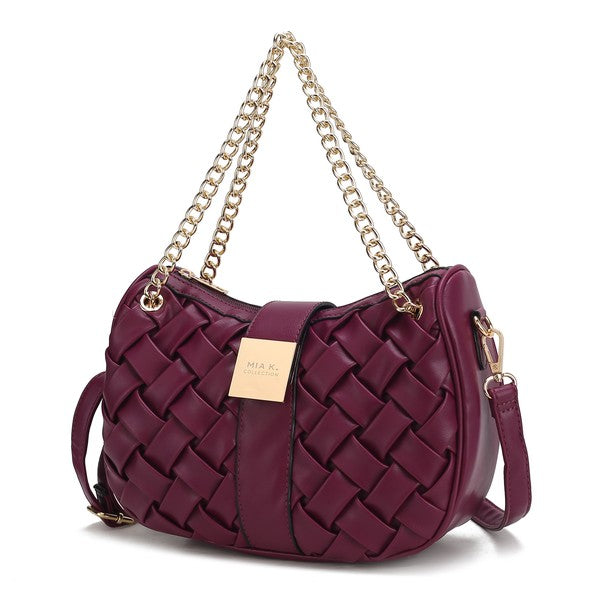 MKF Solari Braided Chain Shoulder Bag by Mia K - Sleekdenim.com