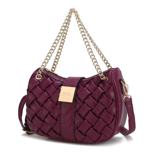 MKF Solari Braided Chain Shoulder Bag by Mia K - Sleekdenim.com