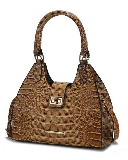 MKF Ava Faux Crocodile-Embossed Tote Bag by Mia K - Sleekdenim.com