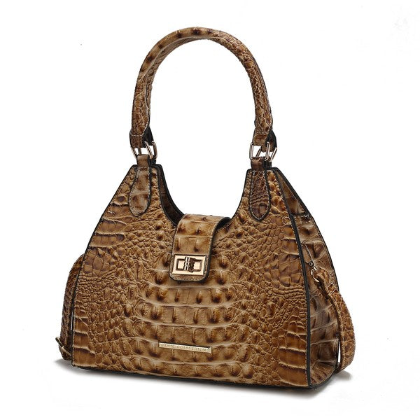 MKF Ava Faux Crocodile-Embossed Tote Bag by Mia K - Sleekdenim.com