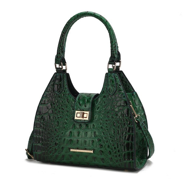 MKF Ava Faux Crocodile-Embossed Tote Bag by Mia K - Sleekdenim.com