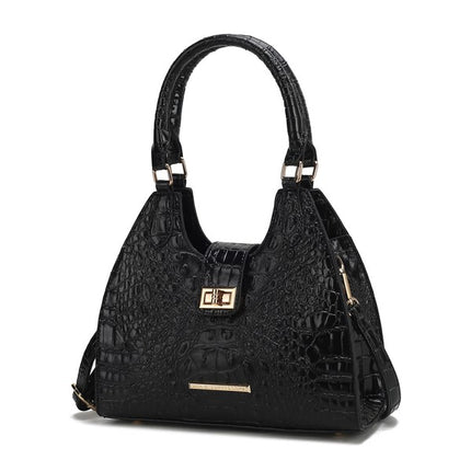MKF Ava Faux Crocodile-Embossed Tote Bag by Mia K - Sleekdenim.com