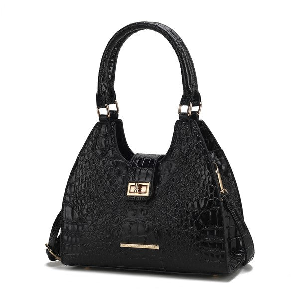 MKF Ava Faux Crocodile-Embossed Tote Bag by Mia K - Sleekdenim.com