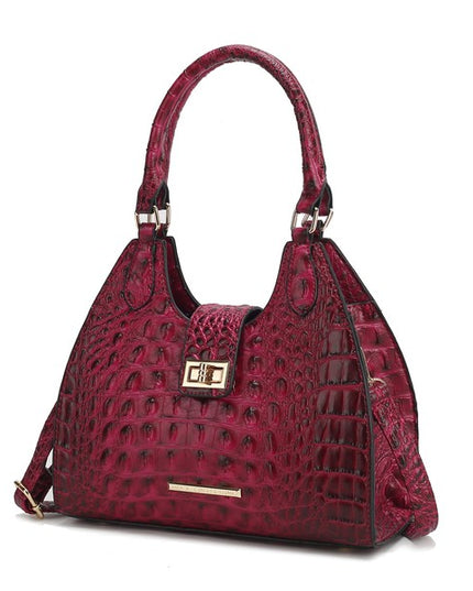 MKF Ava Faux Crocodile-Embossed Tote Bag by Mia K - Sleekdenim.com