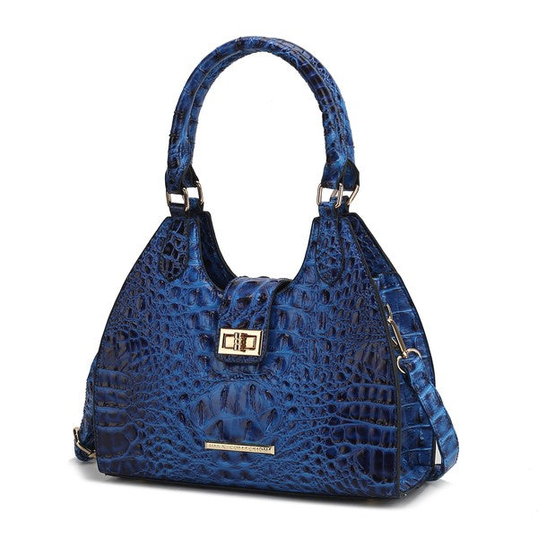 MKF Ava Faux Crocodile-Embossed Tote Bag by Mia K - Sleekdenim.com