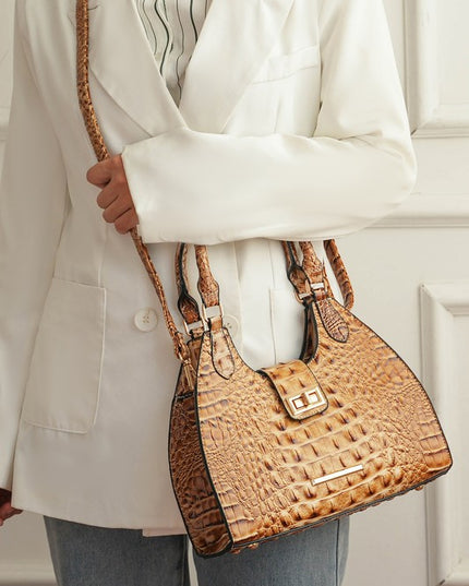 MKF Ava Faux Crocodile-Embossed Tote Bag by Mia K - Sleekdenim.com