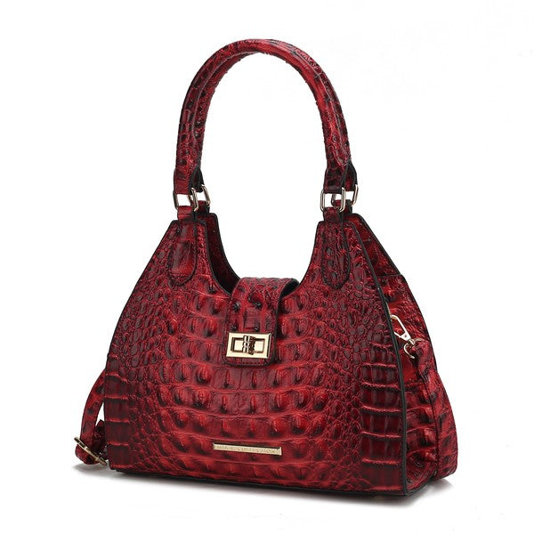 MKF Ava Faux Crocodile-Embossed Tote Bag by Mia K - Sleekdenim.com