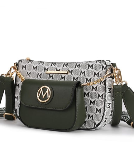 MKF Ciri Double Crossbody Bag by Mia K - Sleekdenim.com