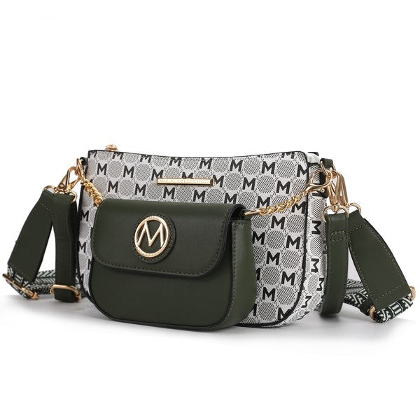MKF Ciri Double Crossbody Bag by Mia K - Sleekdenim.com