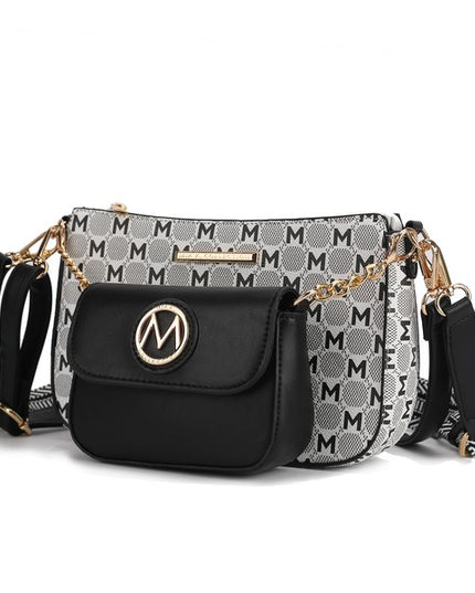 MKF Ciri Double Crossbody Bag by Mia K - Sleekdenim.com