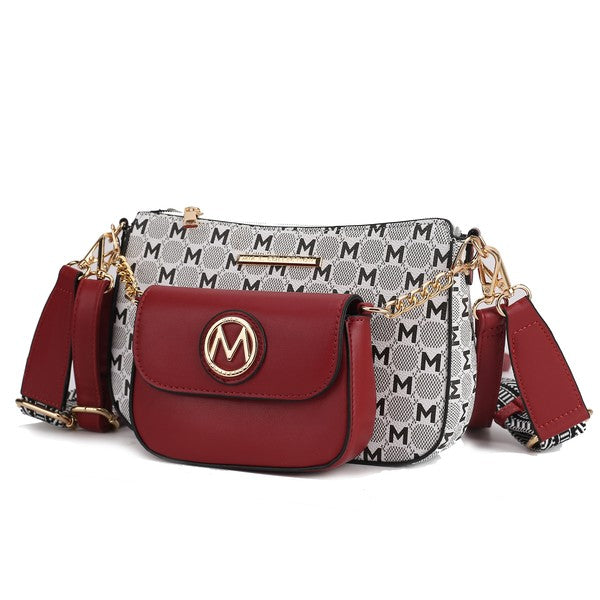 MKF Ciri Double Crossbody Bag by Mia K - Sleekdenim.com