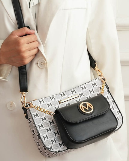 MKF Ciri Double Crossbody Bag by Mia K - Sleekdenim.com