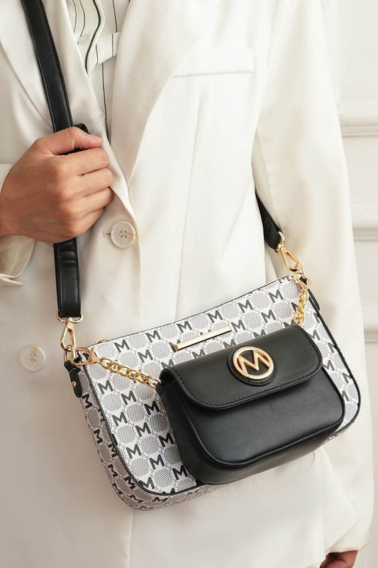 MKF Ciri Double Crossbody Bag by Mia K - Sleekdenim.com