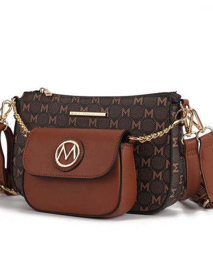 MKF Ciri Double Crossbody Bag by Mia K - Sleekdenim.com