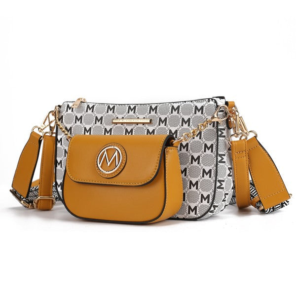 MKF Ciri Double Crossbody Bag by Mia K - Sleekdenim.com