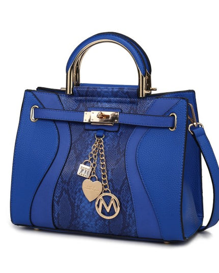 Cassia vegan Leather Satchel Bag - Sleekdenim.com