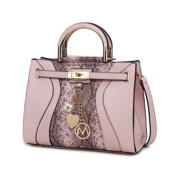 Cassia vegan Leather Satchel Bag - Sleekdenim.com