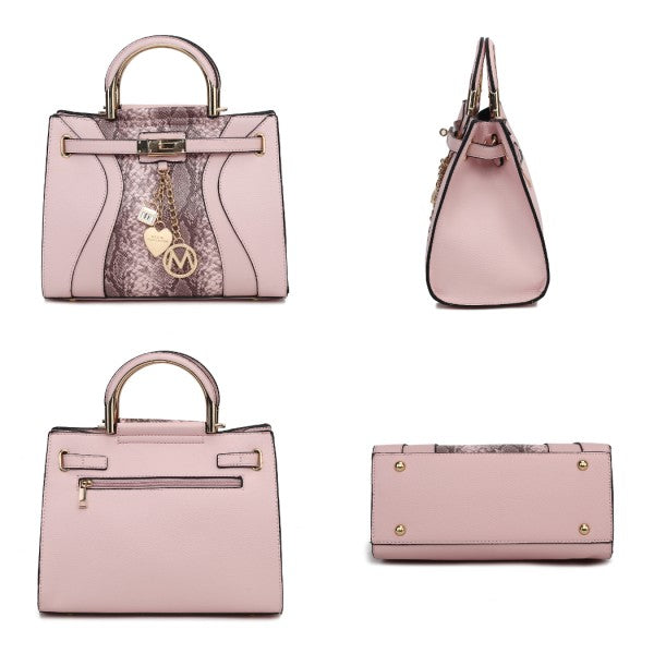 Cassia vegan Leather Satchel Bag - Sleekdenim.com