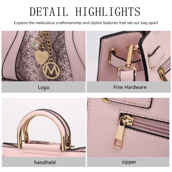 Cassia vegan Leather Satchel Bag - Sleekdenim.com