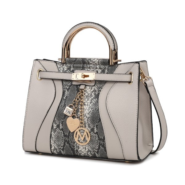 Cassia vegan Leather Satchel Bag - Sleekdenim.com