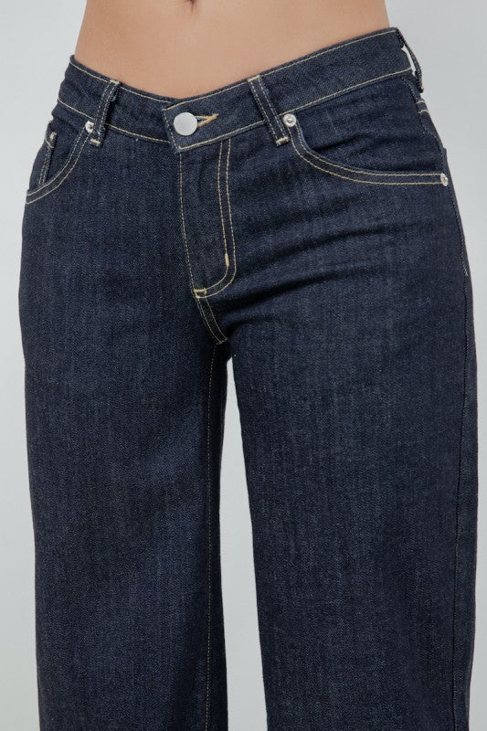 Gary Low Rise Jean in Rinse Wash - Sleekdenim.com