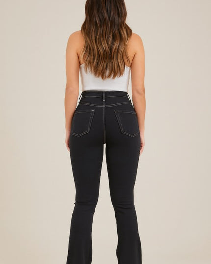 Judy Boot Cut Jean in Black - Sleekdenim.com