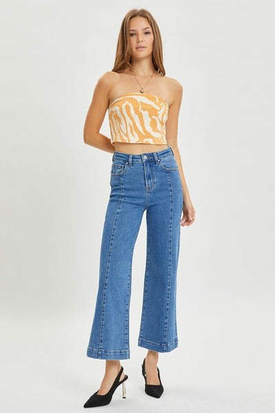 RISEN Full Size High Rise Wide Leg Jeans | Sleekdenim.com