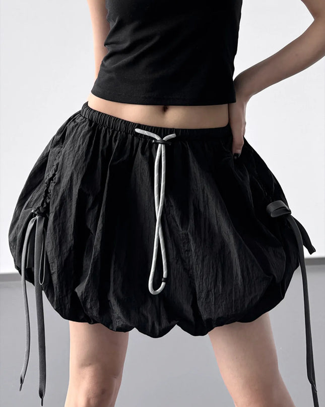 Bubble Drawstring Casual Shorts - Sleekdenim.com