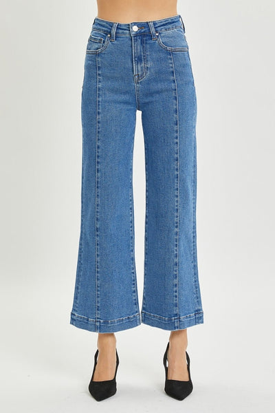 RISEN Full Size High Rise Wide Leg Jeans | Sleekdenim.com