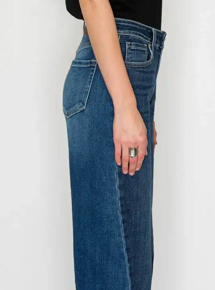 AT2005WDM - HIGH RISE FLARE JEANS - Sleekdenim.com