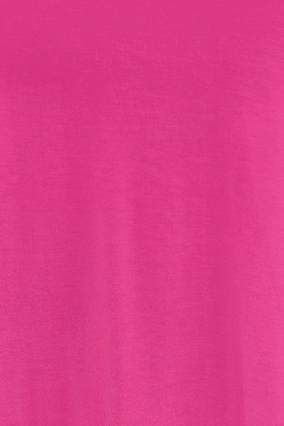 Basic Bae Full Size V-Neck Lantern Sleeve Top Hot Pink