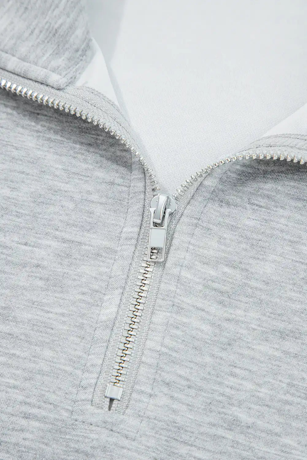 Goat Zip Collar Long Sleeve Top Drawstring Pants Set - Sleekdenim.com