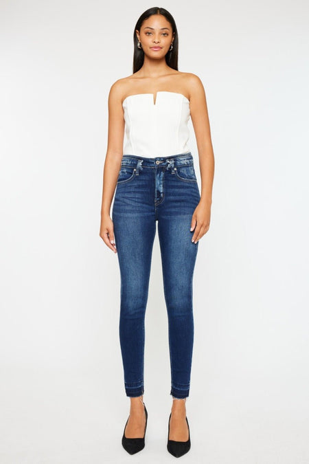 Kancan Full Size High Rise Ankle Skinny Jeans | Sleekdenim.com