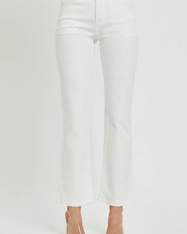 RISEN Full Size Mid Rise Jeans with Pockets - Sleekdenim.com