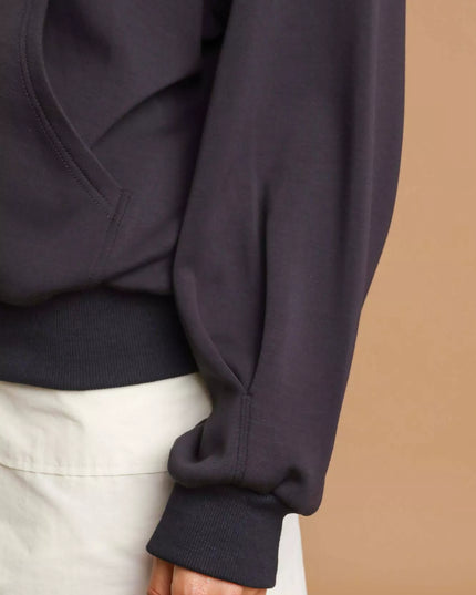 Umgee Zip-Up Fleece Hooded Jacket - Sleekdenim.com