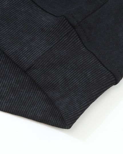 Brown Plain Drop Shoulder Crew Neck Pullover Sweatshirt