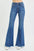 RISEN Mid Rise Flare Side Seam Detailing Jeans PF21470