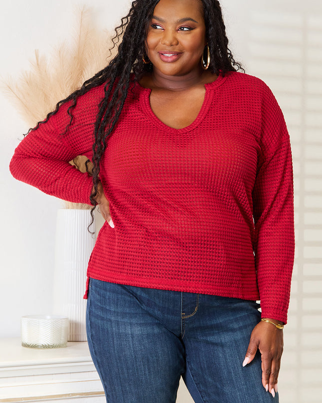 Culture Code Full Size Wide Notch Relax Top - Sleekdenim.com